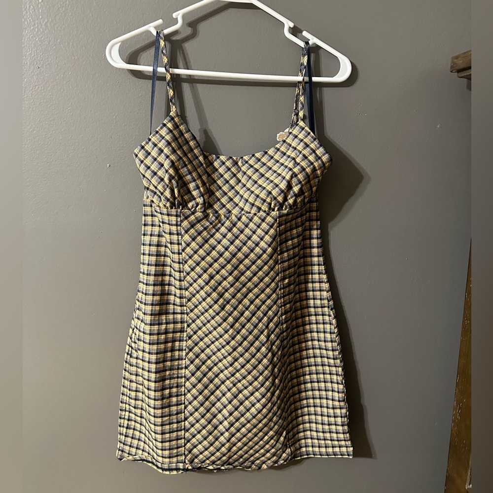 Yellow and Grey Wild Fable Dress